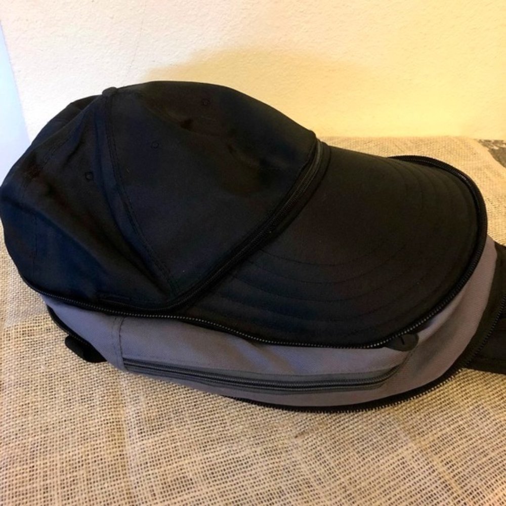 ⚾️BASEBALL Back Pack Multi Compartment - Black Hat Backpack - Boys Sports Summer